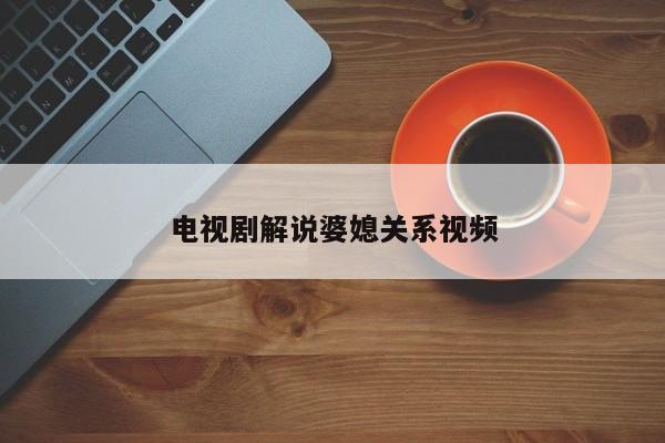 电视剧解说婆媳关系视频