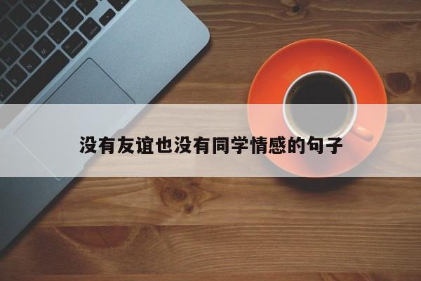 没有友谊也没有同学情感的句子